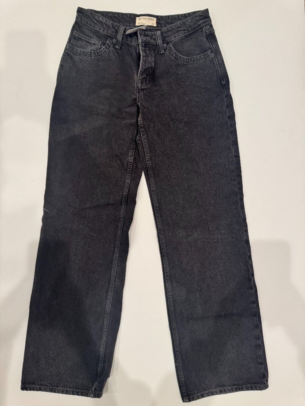 NWT We the Free Free People Deep Trance Dropped BF Jeans (Size 26)